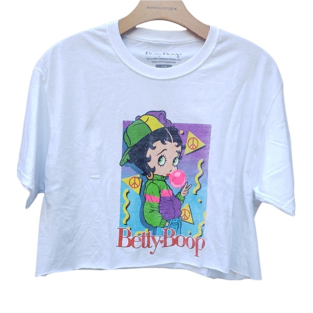 Betty Boop Bubblegum Crop Top